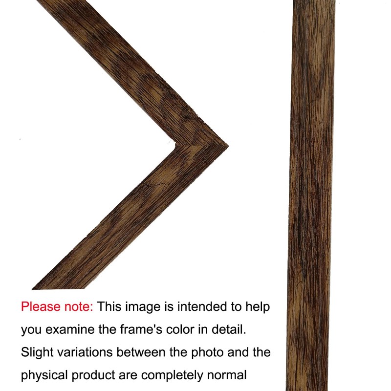 Seseat Rustic Brown 8x10 Picture Frames with Mat - Set