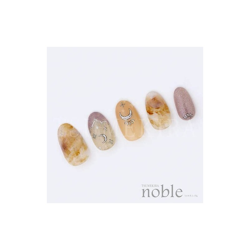TSUMEKIRA noble Metal Parts, Silver (For Gel Only)