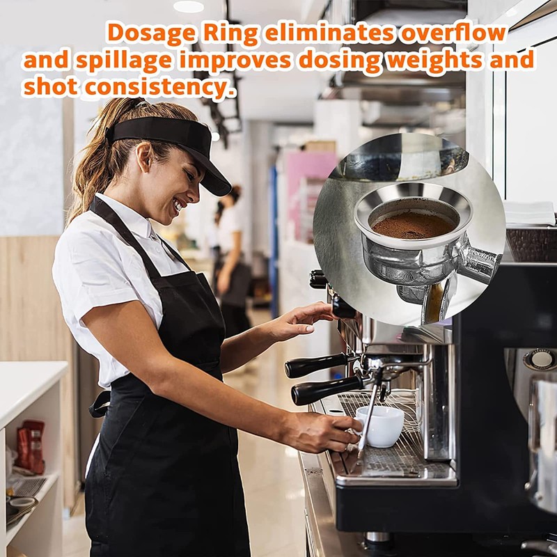 51 mm Coffee Dosing Ring, Coffe Dosing Funnel, Dosing Ring,