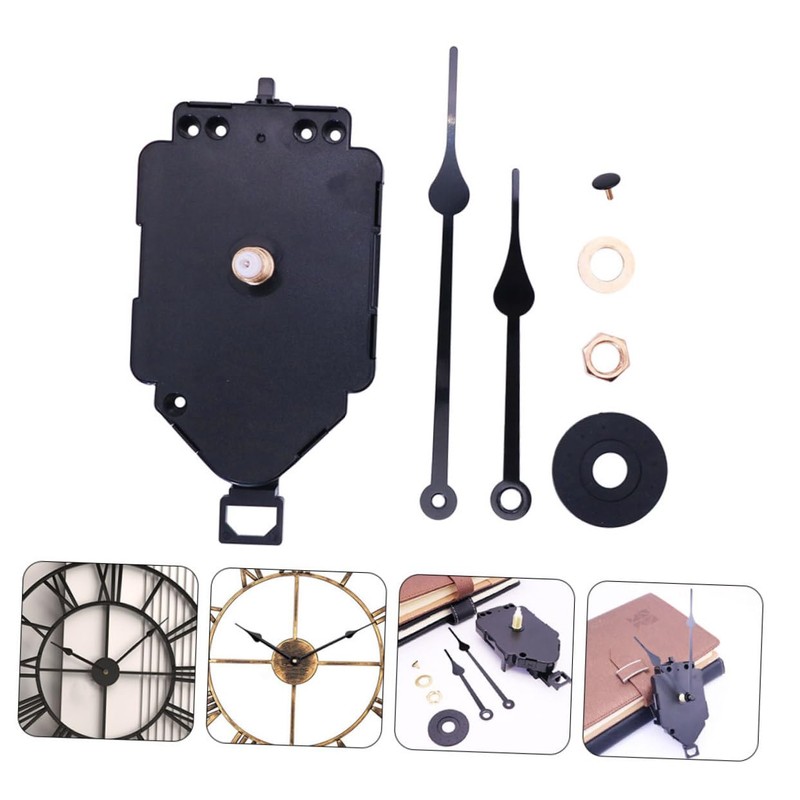 Gadpiparty 2 Sets DIY Clock Kit with Metal Clock Hands