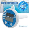 Uadme Solar Pool Thermometer,Water Temperature Thermometers Floating Pool Thermometer Electronic