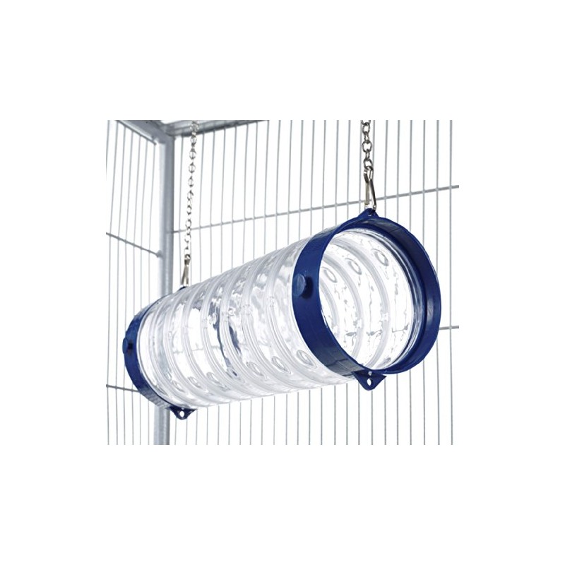 Little Friends Clear Straight Tube with Chains, Blue Rings