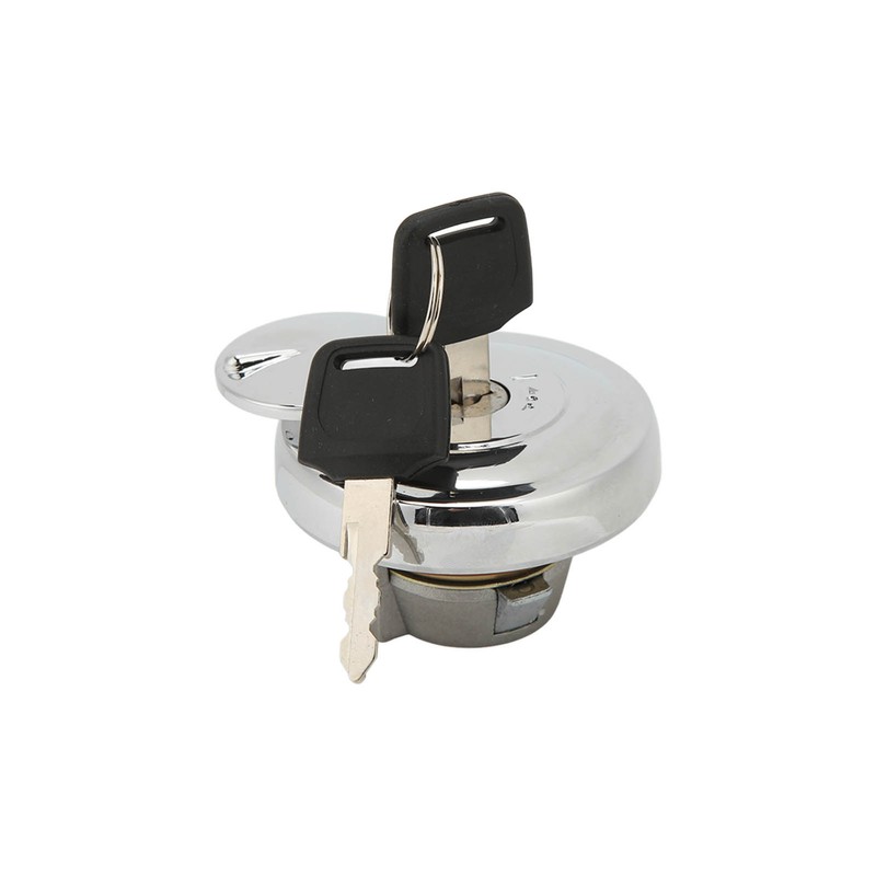 Motorcycle Fuel Tank Lock Cap with 2 Keys Aluminum Rustproof