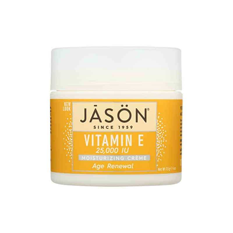 Jason Vitamin E Moisturizing Crème, 25000 IU, Parabens Free, 4