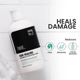 ThriveCo Hair Healing Shampoo Reduces Frizz & Breakages With Hyaplex Hair Bonding Tech, High Moisture And Hydration, 250 ml