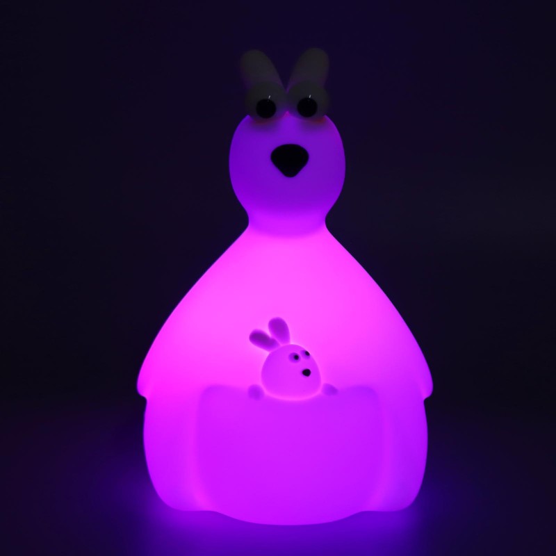 Cute Night Light Kangeroo Baby Pat Night Light Rechargeable Bedside