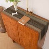ViaElayu Table Runner Brown 33 x 183 cm Planks Antique
