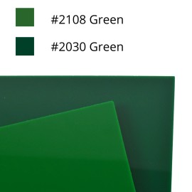 BuyPlastic 2108 Green Colored Acrylic Plexiglass Sheet  1/8" x 12" x 12"