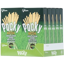 Pocky Biscuit Stick, Matcha Green Tea, 2.47 Ounce (Pack of 10)