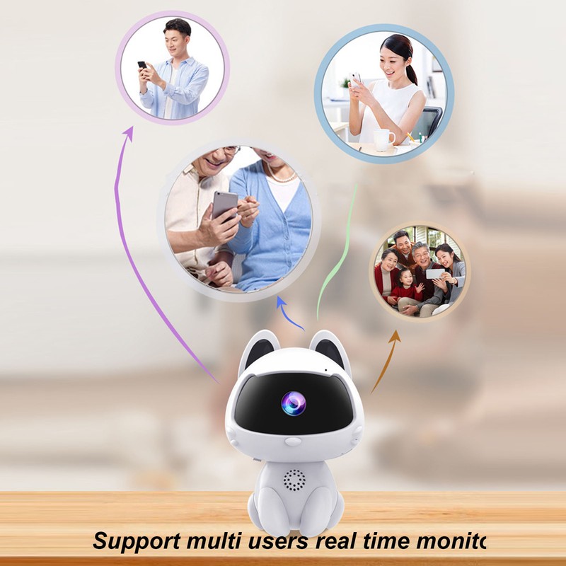 Wireless Security Camera Motion Detection Two Way Voice Robot Pet