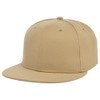 Lids Blank Full Court w/Colored Under Visor Fitted Cap Khaki/Grey