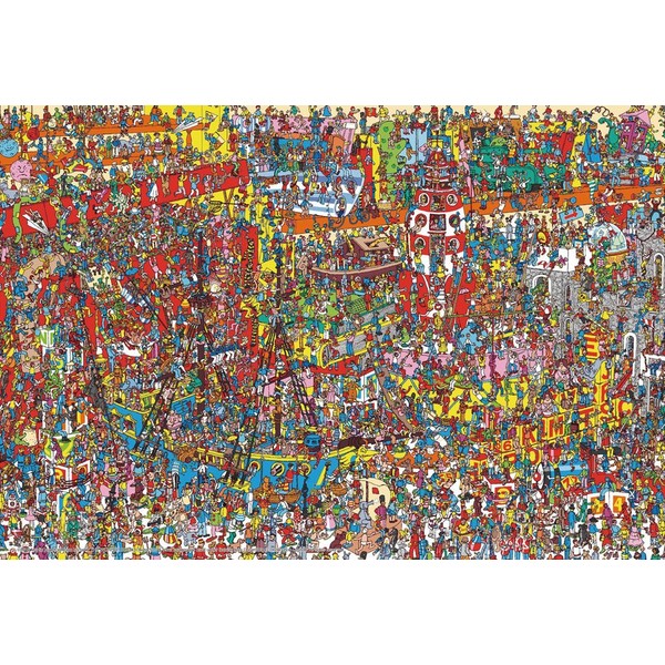 Beverly 40-005 Where's Wally 40-Piece Jigsaw Puzzle, Full of Toys, 10.2 x 15.0 inches (26 x 38 cm), Made in Japan