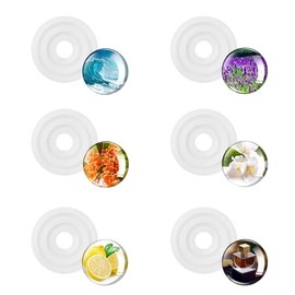 Abvsdu Replacement Fragrance Disc Towel Warmer Bucket Fragrance Screened Pads, Suitable for Towel Warmer Buckets, 6 Flavors