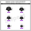 Swpeet 107Pcs 6 Sizes M4 M5 M6 M8 M10 M14