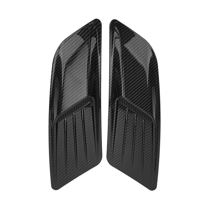 Pair Universal Front Hood Air Vent Molding Bonnet Cover Trim