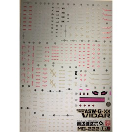 EVO UV Reflective Upgraded Ver. WaterSlide Decal - MG Vidar - US