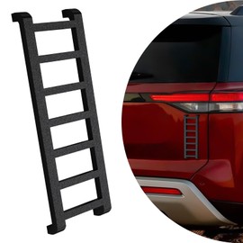 Widdle Wadder Ladder, Mini 3D Print 8 Inches Decorative Ladder Mount to Metal Surfaces with Four Corners Magnets, Fashion Decoration Ladder Suitable for Refrigerators, Cars, Etc - (1 PCS Black)