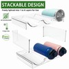 Spaclear 3 Pack Water Bottle Organizer, Stackable Kitchen Home Organization