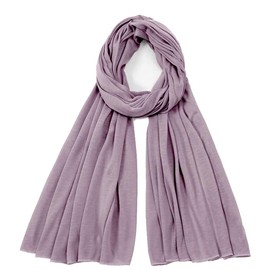 Van Der Rich ® - Plain Scarf Soft Stole 68 cm x 170 cm - Women, antique pink