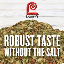 Lawry's Salt Free 17 Seasoning, 20 oz - One 20 Ounce Container of 17 Seasoning Spice Blend Including Toasted Sesame Seeds, Turmeric, Basil and Red Bell Pepper for Seafood Poultry and Beef