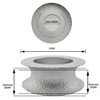 Concave Abrasive Bullnose Angle Grinder Grinding Wheel (25mm Grinding Edge)