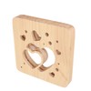 Wooden 3D LED Light Valentine's Day Hollow Hearts Shape Style