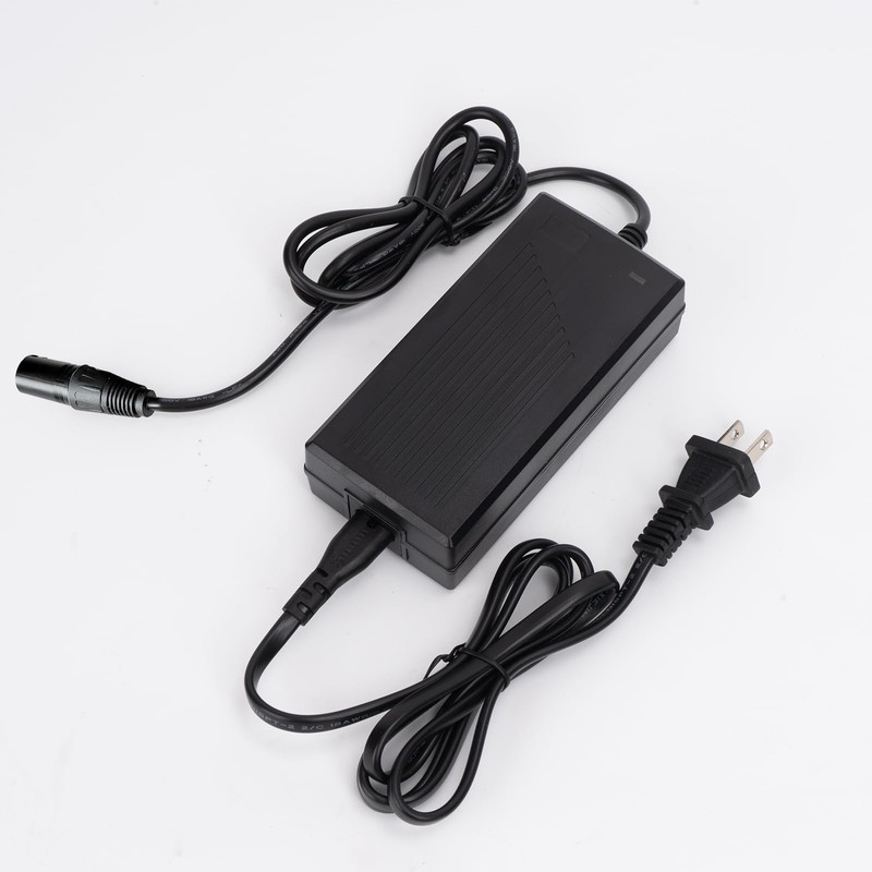 24V Lead-Acid Battery Charger with XLR 3-pin Interface, Intelligent Fast