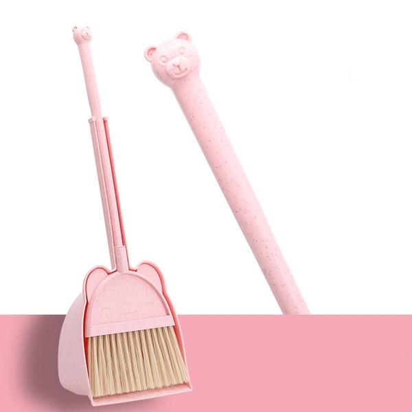 MAYEV Mini Broom with Dustpan for Kids,Little Housekeeping Helper Set