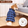 Harbyel Dog Shirts Plaid Dog Shirt Dog Clothes for Small