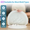Suzzam Silicone Mold Making Kit, 21OZ Fast Cure Translucent Silicone