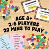 Block Party: Colourful Block Building Family Board Game for Kids