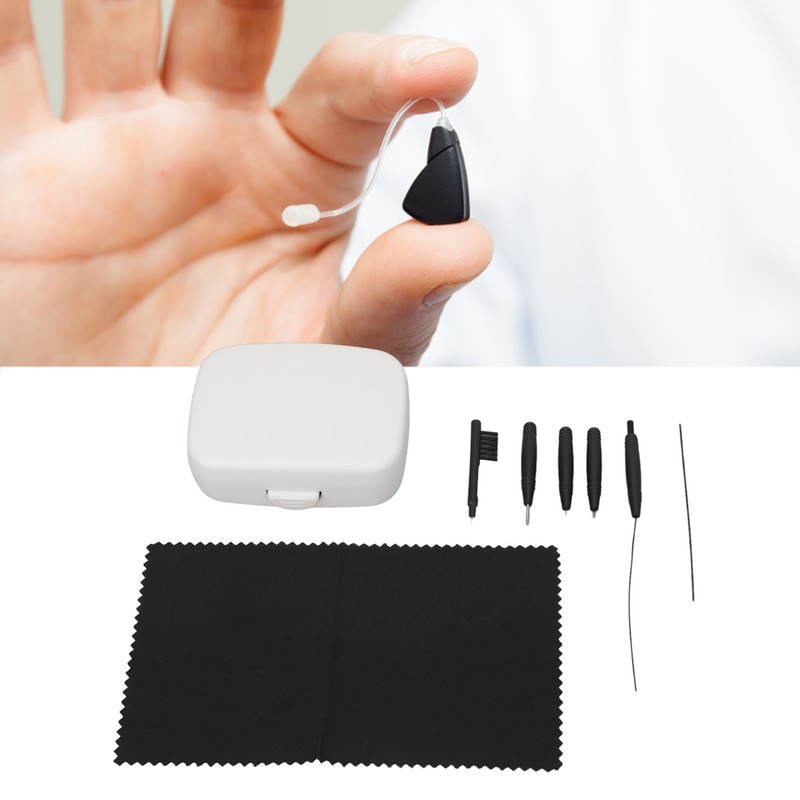 8pcs Hearing Amplifier Cleaning Tools Earwax Removal Lightweight Complete Professional