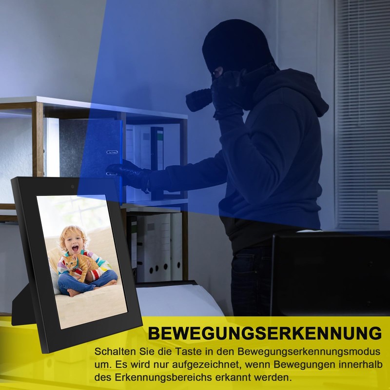 LXMIMI Picture Frame Camera HD 1080P Small Camera Photo Frame