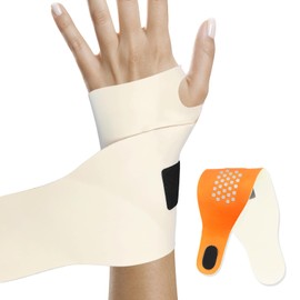 手首 サポーター 腱鞘炎 サポーター 手首サポーター 関節 固定 保護 超薄型 左右兼用 軽量耐久性に優れている 使いすぎ 手首の痛み スポーツ 家事 育児 パソコン/スマホ操作 男女兼用（肌色）適応手首サイズ 13-23cm