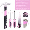FASTPRO 14-Piece Pink Tool Kit, Hand Tool Set for women,