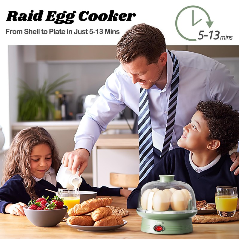 Rapid Egg Cooker, 7 Egg Capacity Electric Egg Cooker for