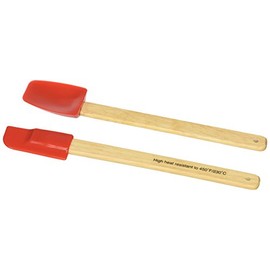 Norpro - Juego de mini espátulas 3000R Norpro de 2 piezas, color rojo