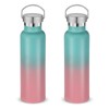 Neihepal 20 oz Insulated Water Bottles Bulk 2 Pack,Stainless Steel