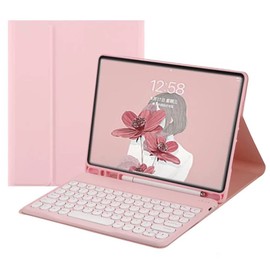 QIYIBOCASE - Funda para teclado para Galaxy Tab A7 Lite de 8.7 pulgadas 2021 sin soporte para bolígrafo S, funda magnética desmontable inalámbrica, para teclado Galaxy A7 Lite modelo de 8.7 pulgadas
