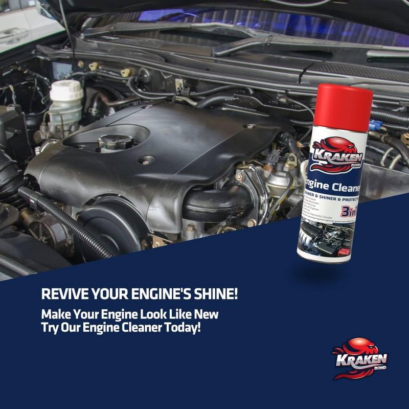 KRAKEN BOND Engine Cleaner Spray - (12x12.3 fl. Oz) Engine