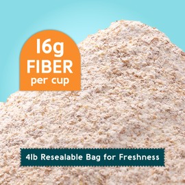 One in a Mill Whole Rye Flour 4LB |100% All-Natural Unbleached Pre-sifted Bread Flour for Baking Cakes, Pie Crusts & Artisan Doughs