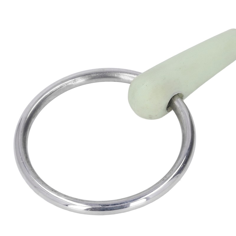 130mm Horse Mouth Snaffle with Chain Stainless Steel Horse Bit