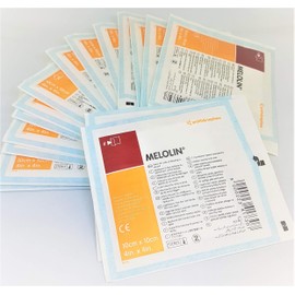 Melolin 10cm x 10cm Sterile Non-Adherent Dressings Pack of 5