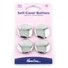 Hemline H473.29 Brass Metal Top Self Cover Button 29mm Pack