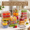 KEMETHY 70 Pcs Large Food Storage Containers with Lids Airtight,