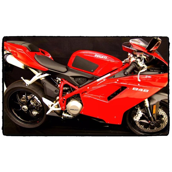 TechSpec 2007-2013 Ducati 1198 1098 848 Snake Skin Tank Grips