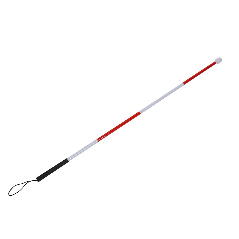 Blind Guide Cane Aluminum Alloy Portable Folding Walking Stick for