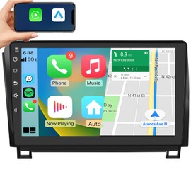 AWESAFE 5GWiFi Upgrade Car Stereo for Toyota Tundra 2007-2013 Toyota Sequoia 2008-2018, Touch Screen Car Radio Update with Wireless Carplay Android Auto AM FM-2GB+32GB