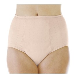 6-Pack Women's Maximum Absorbency Reusable Bladder Control Panties Beige 2X (Fits Hip: 45-48")