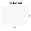 KimiDitt Tempered Glass Cutting Board, 18x24" Cutting Board for Kitchen